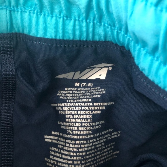 SALE Avia Girls Teal Active Skort - Picture 2 of 3